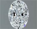 Natural Diamond 1.00 Carats, Oval with  Cut, E Color, IF Clarity and Certified by GIA