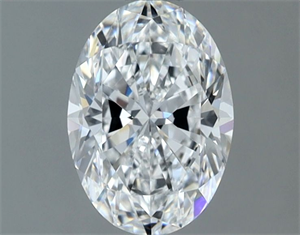 Picture of Natural Diamond 1.00 Carats, Oval with  Cut, E Color, IF Clarity and Certified by GIA