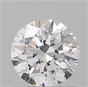 Natural Diamond 0.72 Carats, Round with Excellent Cut, F Color, VS2 Clarity and Certified by GIA
