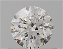Natural Diamond 0.50 Carats, Round with Very Good Cut, H Color, SI1 Clarity and Certified by GIA