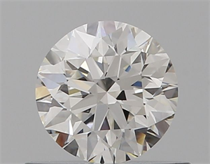 Picture of Natural Diamond 0.50 Carats, Round with Very Good Cut, H Color, SI1 Clarity and Certified by GIA