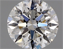 Natural Diamond 0.74 Carats, Round with Excellent Cut, F Color, VVS1 Clarity and Certified by GIA