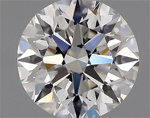 Picture of Natural Diamond 0.74 Carats, Round with Excellent Cut, F Color, VVS1 Clarity and Certified by GIA