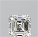 Natural Diamond 1.57 Carats, Asscher with  Cut, J Color, VVS2 Clarity and Certified by GIA