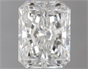 Natural Diamond 0.80 Carats, Radiant with  Cut, H Color, VS1 Clarity and Certified by GIA