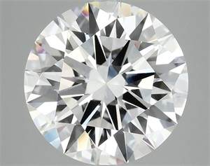 Picture of Lab Grown Diamond 5.10 Carats, Round with Ideal Cut, F Color, VVS2 Clarity and Certified by IGI