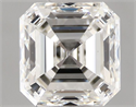 Natural Diamond 1.01 Carats, Asscher with  Cut, H Color, VS1 Clarity and Certified by IGI