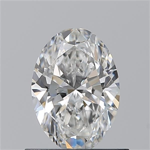 Picture of Natural Diamond 0.71 Carats, Oval with  Cut, F Color, VVS2 Clarity and Certified by GIA