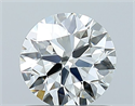 Diamante Natural 0.80 quilates, Redondo , Color I, claridad IF y certificado GIA