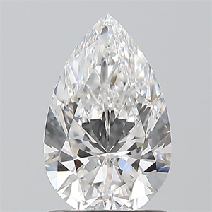 Picture of Natural Diamond 1.09 Carats, Pear with  Cut, E Color, IF Clarity and Certified by GIA