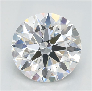 Picture of Lab Grown Diamond 1.17 Carats, Round with Ideal Cut, D Color, VVS2 Clarity and Certified by IGI