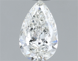 Picture of Natural Diamond 0.50 Carats, Pear with  Cut, H Color, SI1 Clarity and Certified by GIA
