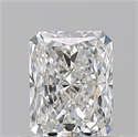Natural Diamond 0.70 Carats, Radiant with  Cut, G Color, VS2 Clarity and Certified by GIA