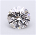 Del inventario de diamantes de laboratorio, 1.23 quilates, Redondo , Color G, claridad VVS2 y certificado IGI