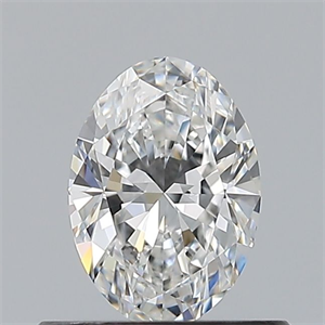 Picture of Natural Diamond 0.50 Carats, Oval with  Cut, E Color, IF Clarity and Certified by GIA