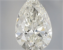 Diamante Natural 0.37 quilates, De pera , Color H, claridad VVS2 y certificado IGI