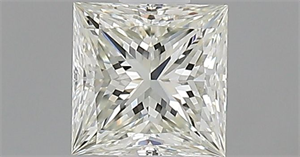 Foto Diamante Natural 0.50 quilates, Princesa , Color I, claridad VVS1 y certificado IGI de