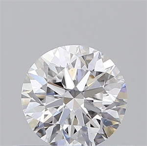 Picture of Natural Diamond 0.45 Carats, Round with Excellent Cut, D Color, VS2 Clarity and Certified by GIA