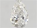 Natural Diamond 0.50 Carats, Pear with  Cut, G Color, IF Clarity and Certified by GIA