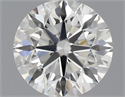 Natural Diamond 0.81 Carats, Round with Excellent Cut, F Color, VVS1 Clarity and Certified by IGI