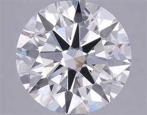 Picture of Lab Grown Diamond 3.69 Carats, Round with Ideal Cut, G Color, VVS2 Clarity and Certified by IGI