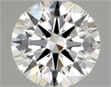 Diamante Natural 0.71 quilates, Redondo , Color G, claridad VVS2 y certificado GIA