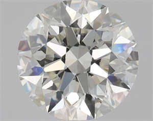 Picture of Natural Diamond 0.90 Carats, Round with Excellent Cut, G Color, IF Clarity and Certified by HRD