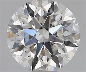 Picture of Natural Diamond 0.80 Carats, Round with Excellent Cut, G Color, SI2 Clarity and Certified by GIA