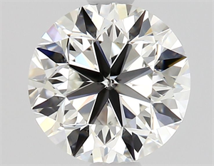 Picture of Natural Diamond 1.02 Carats, Round with Very Good Cut, G Color, SI2 Clarity and Certified by GIA