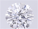 Lab Grown Diamond 0.72 Carats, Round with Ideal Cut, D Color, VVS2 Clarity and Certified by IGI