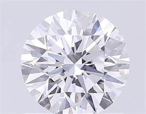 Picture of Lab Grown Diamond 0.72 Carats, Round with Ideal Cut, D Color, VVS2 Clarity and Certified by IGI