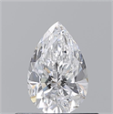 Diamante Natural 0.50 quilates, De pera , Color D, claridad VVS1 y certificado GIA
