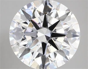 Picture of Lab Grown Diamond 5.37 Carats, Round with Ideal Cut, D Color, VVS2 Clarity and Certified by IGI