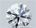 Natural Diamond 1.01 Carats, Round with Very Good Cut, G Color, VVS2 Clarity and Certified by GIA