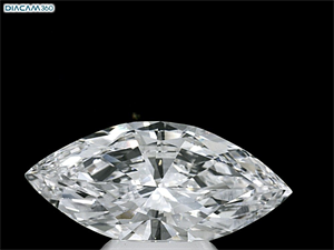 Picture of Natural Diamond 3.33 Carats, Marquise with  Cut, D Color, VS1 Clarity and Certified by GIA