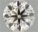 Natural Diamond 0.50 Carats, Round with Excellent Cut, K Color, SI1 Clarity and Certified by IGI