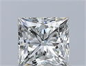 Diamante Natural 0.51 quilates, Princesa , Color J, claridad VVS1 y certificado GIA