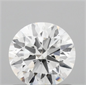 Lab Grown Diamond 0.73 Carats, Round with Ideal Cut, D Color, VS1 Clarity and Certified by IGI