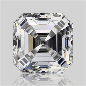 Picture of Natural Diamond 1.04 Carats, Asscher with  Cut, F Color, VVS1 Clarity and Certified by GIA