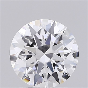 Picture of Lab Grown Diamond 2.02 Carats, Round with Excellent Cut, E Color, VVS1 Clarity and Certified by GIA