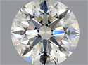 Natural Diamond 0.58 Carats, Round with Excellent Cut, I Color, VS2 Clarity and Certified by GIA