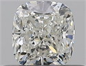 Natural Diamond 0.46 Carats, Cushion with  Cut, I Color, VS1 Clarity and Certified by GIA
