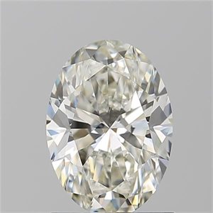 Picture of Natural Diamond 1.26 Carats, Oval with  Cut, I Color, VVS1 Clarity and Certified by GIA