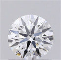 Del inventario de diamantes de laboratorio, 0.72 quilates, Redondo , Color D, claridad VS1 y certificado IGI