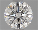 Diamante Natural 0.45 quilates, Redondo , Color H, claridad VS2 y certificado GIA