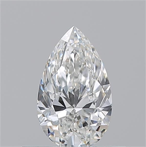 Picture of Natural Diamond 0.50 Carats, Pear with  Cut, G Color, VVS1 Clarity and Certified by GIA