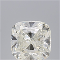 Natural Diamond 0.90 Carats, Cushion with  Cut, I Color, VVS1 Clarity and Certified by GIA