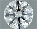 Natural Diamond 1.01 Carats, Round with Excellent Cut, I Color, SI2 Clarity and Certified by GIA