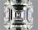 Natural Diamond 3.02 Carats, Asscher with  Cut, J Color, VVS2 Clarity and Certified by GIA