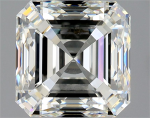 Picture of Natural Diamond 3.02 Carats, Asscher with  Cut, J Color, VVS2 Clarity and Certified by GIA